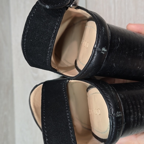 Coach Women Ankle Leather Heels Boots shoes sz 7B - Picture 8 of 15